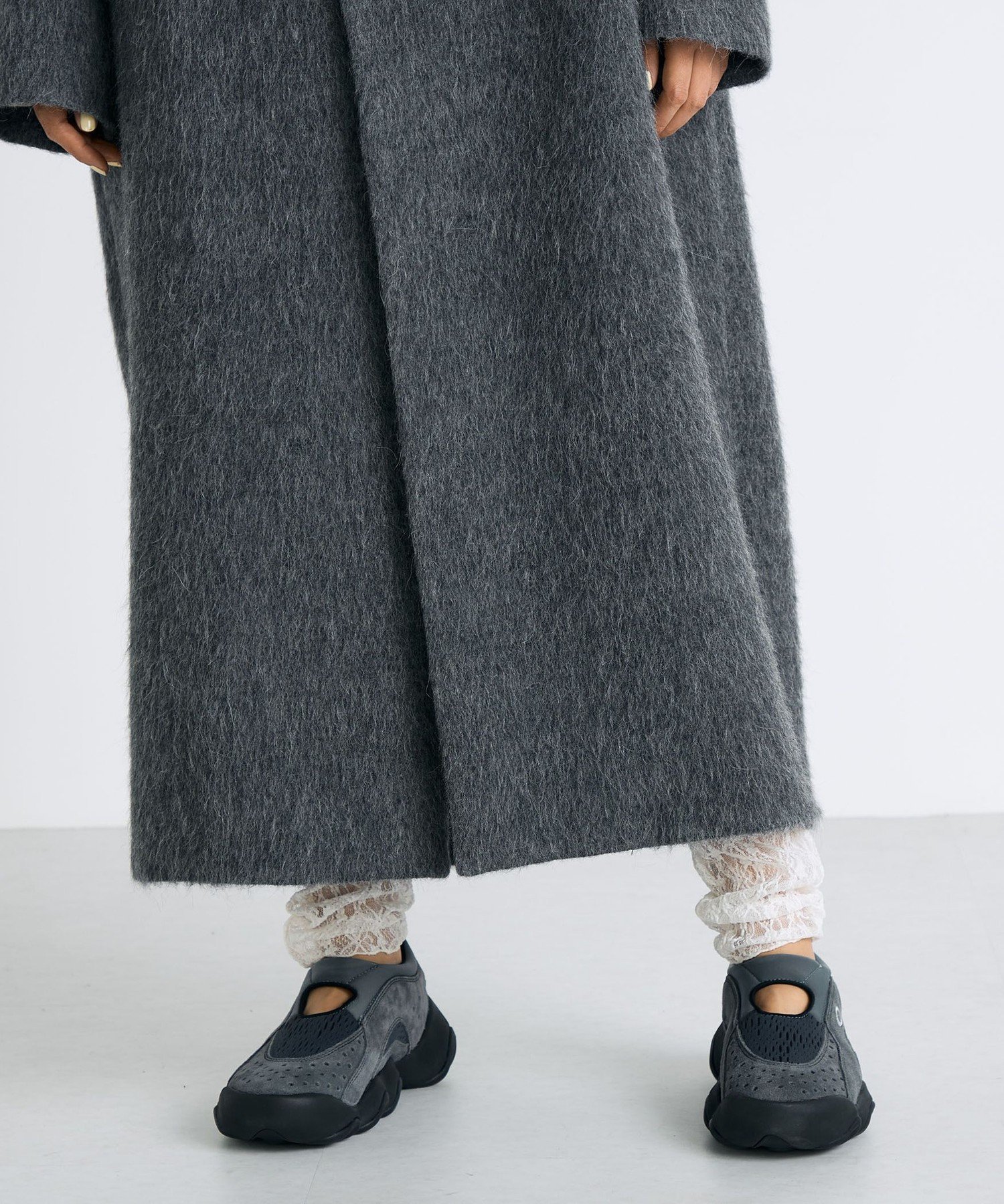 TOMORROWLAND｜アルパカシャギー チェスターコート | Rakuten Fashion