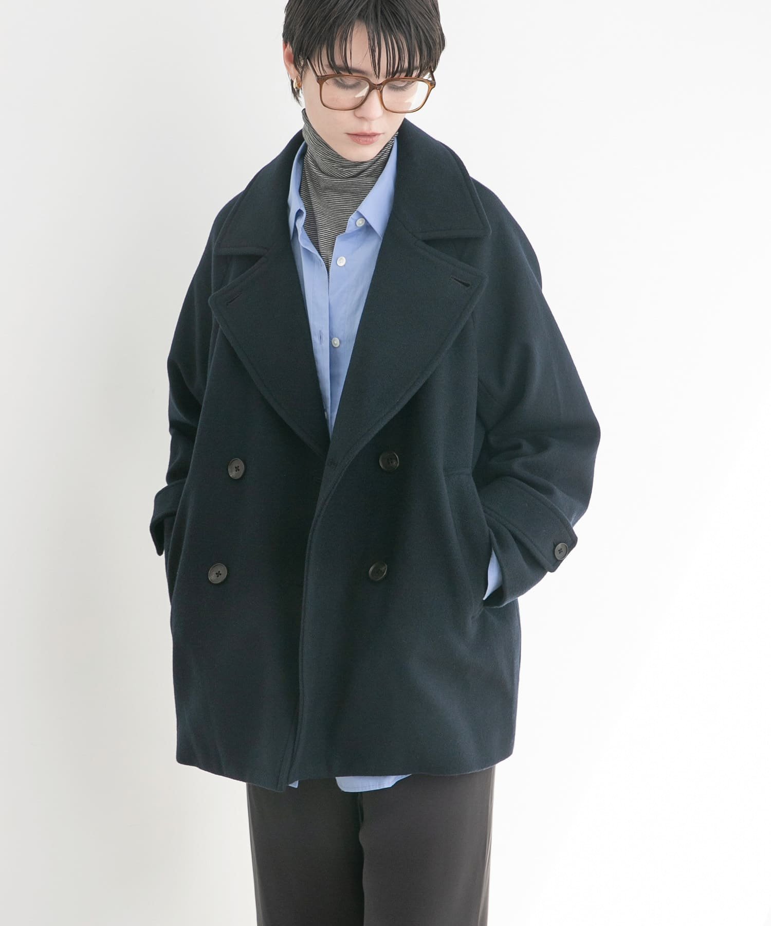 URBAN RESEARCH｜スーパー100メルトンPコート | Rakuten Fashion(楽天