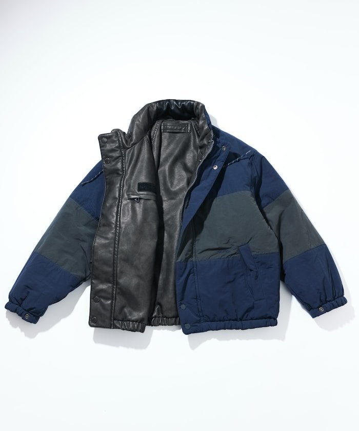 FREAK'S STORE｜フェイクレザー×ナイロン リバーシブルブルゾン 25AW