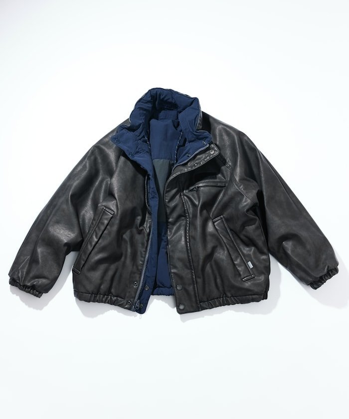 FREAK'S STORE｜フェイクレザー×ナイロン リバーシブルブルゾン 25AW