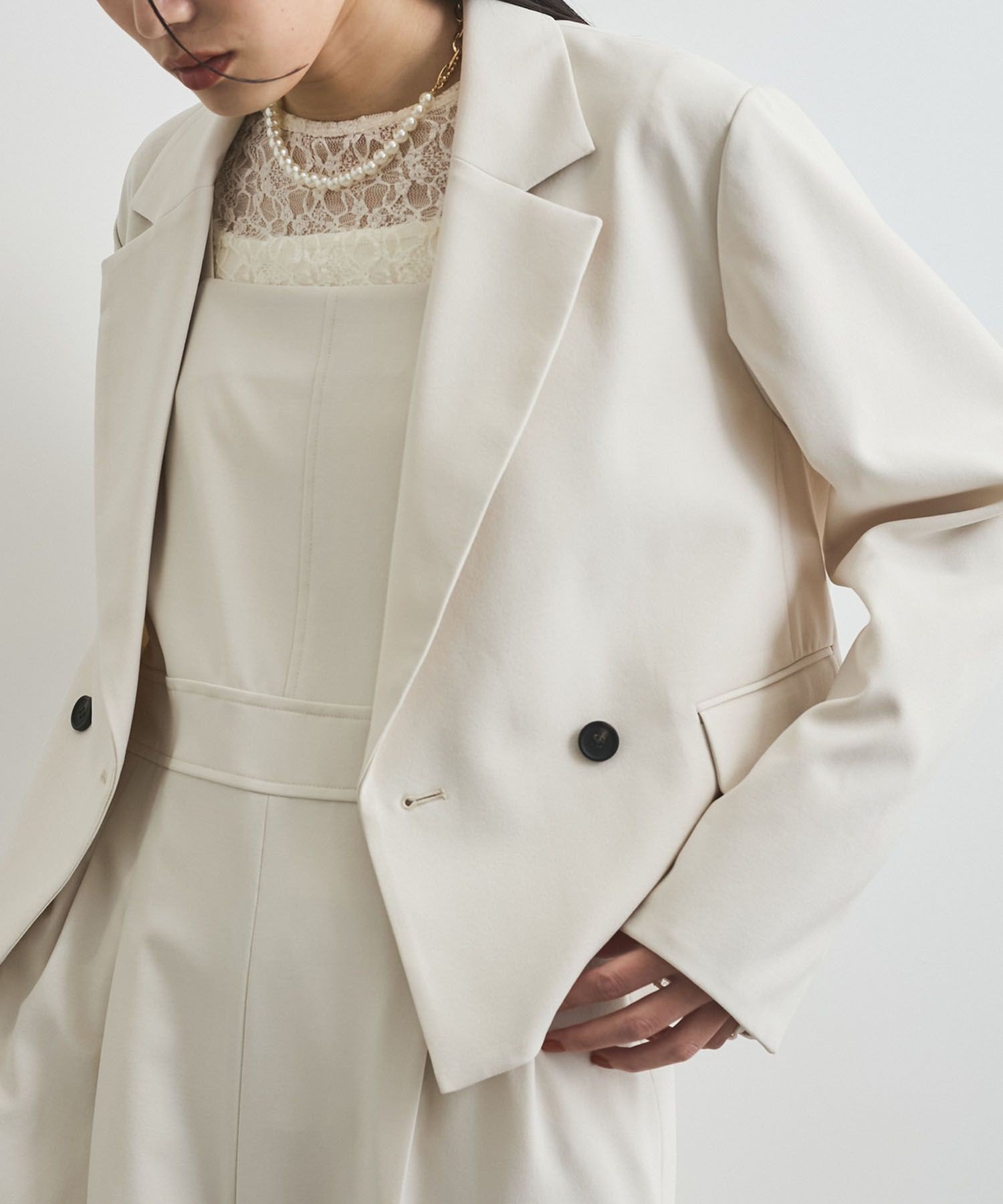 VIS｜【洗える】ダブルショートジャケット | Rakuten Fashion(楽天