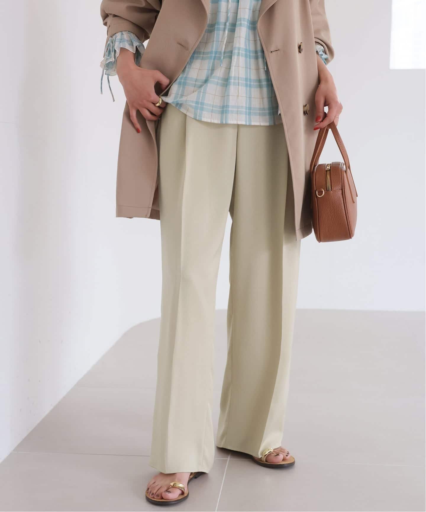 楽天市場】サテンタックパンツの通販