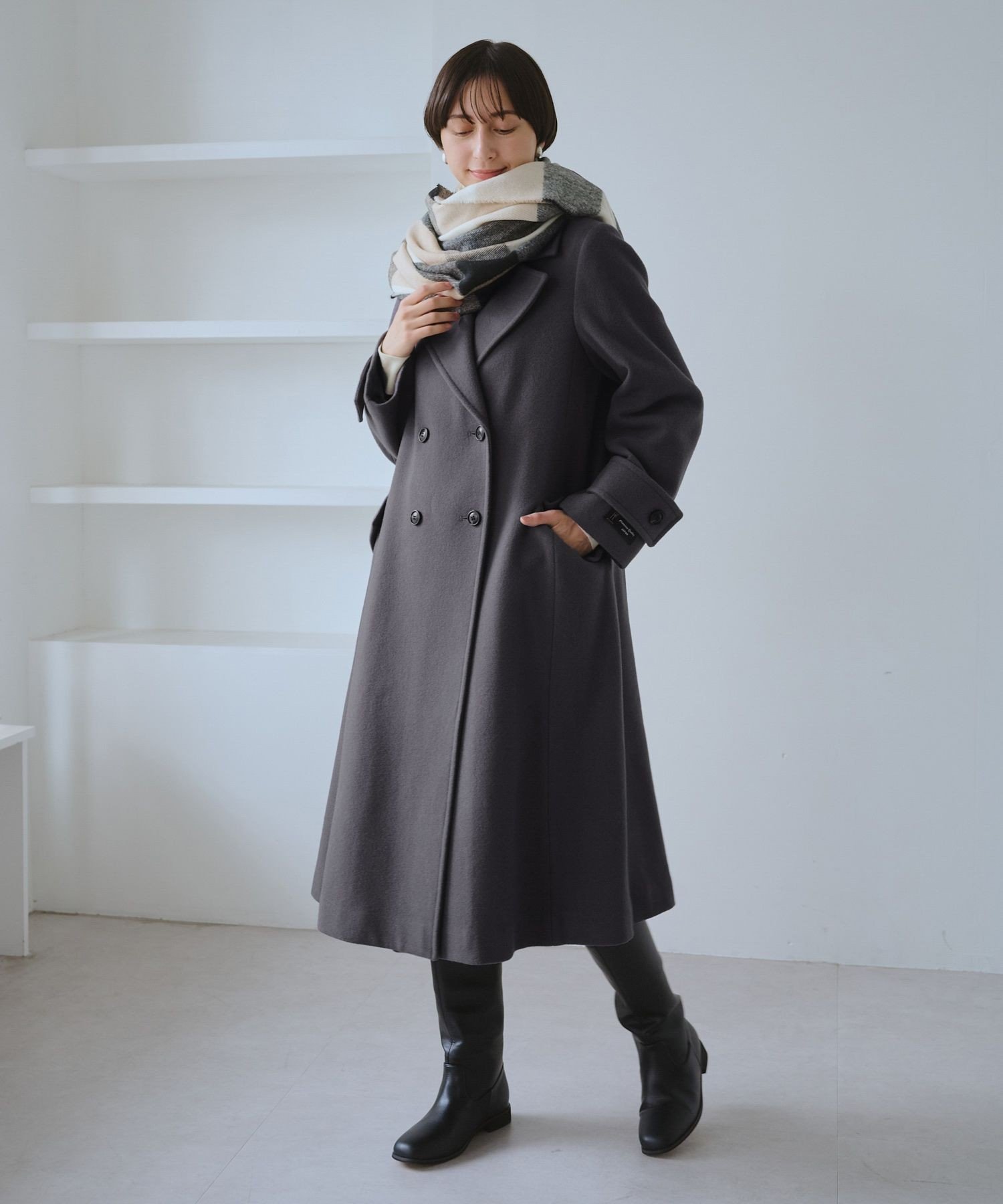 ROPE' PICNIC｜JAPAN FABRIC ダブルチェスターコート/一部WEB限定