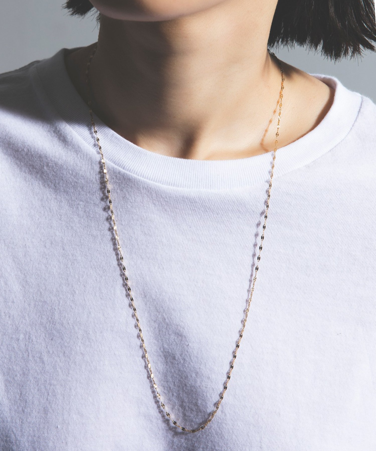 SETUP7｜les bon bon/sunlight long necklace yellow gold サンライト