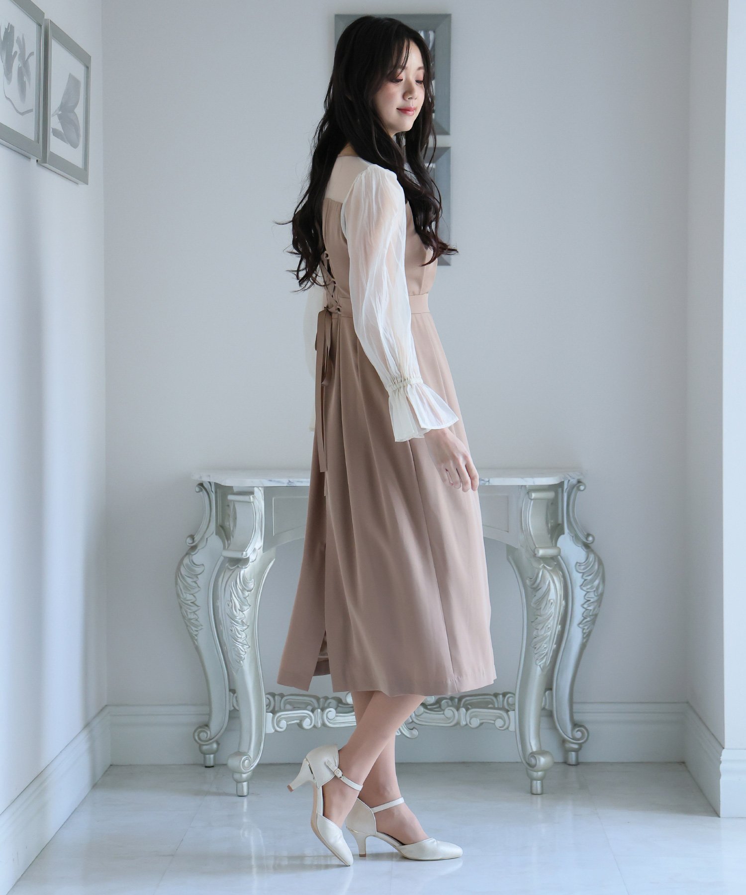 PourVous｜ビスチェデザインコクーン結婚式オケージョンドレス同窓会