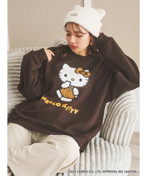LUDIC PARK｜ハローキティヒョウ柄トレーナー | Rakuten Fashion(楽天
