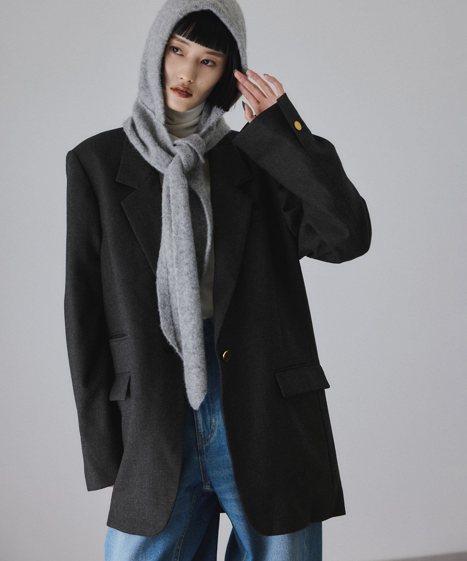 ADAM ET ROPE'｜シングルブレストスリットジャケット | Rakuten