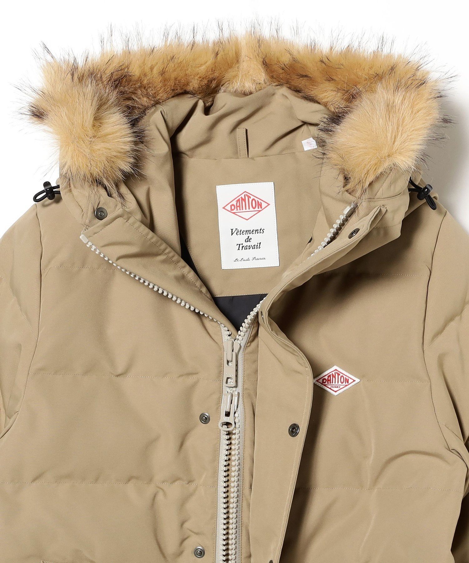 BEAMS WOMEN｜【ダントン/ファー付き/ダウン/防寒/ショート丈】DANTON