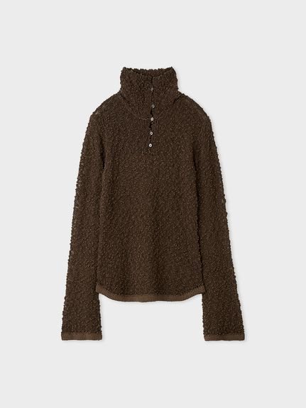 MIESROHE｜アルパカ混シャツニットカーデ | Rakuten Fashion(楽天