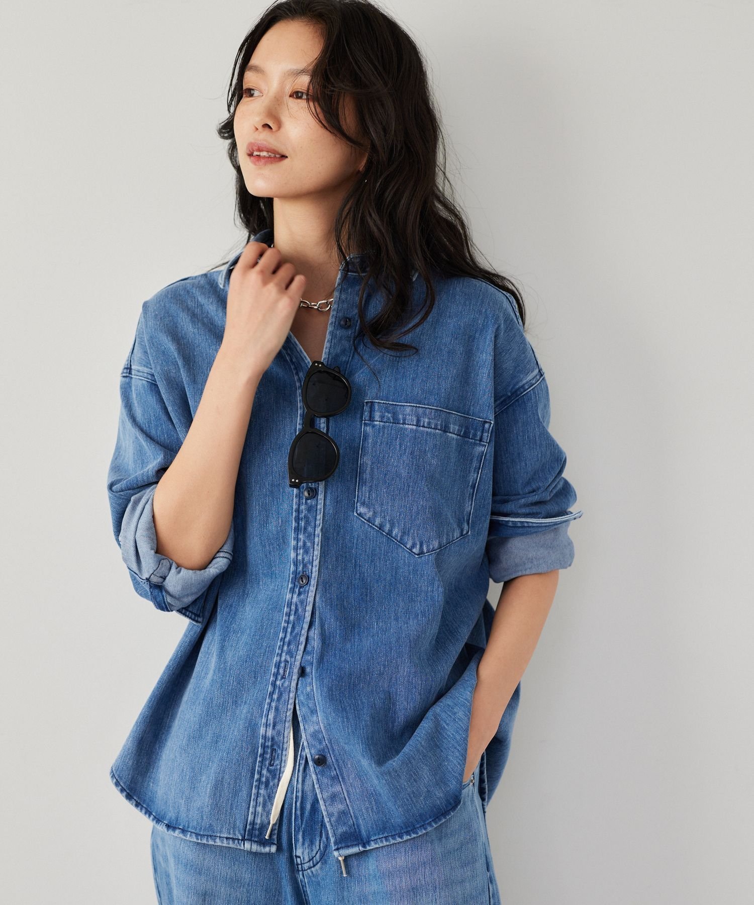 BARNYARDSTORM｜カットデニムシャツジャケット | Rakuten Fashion(楽天