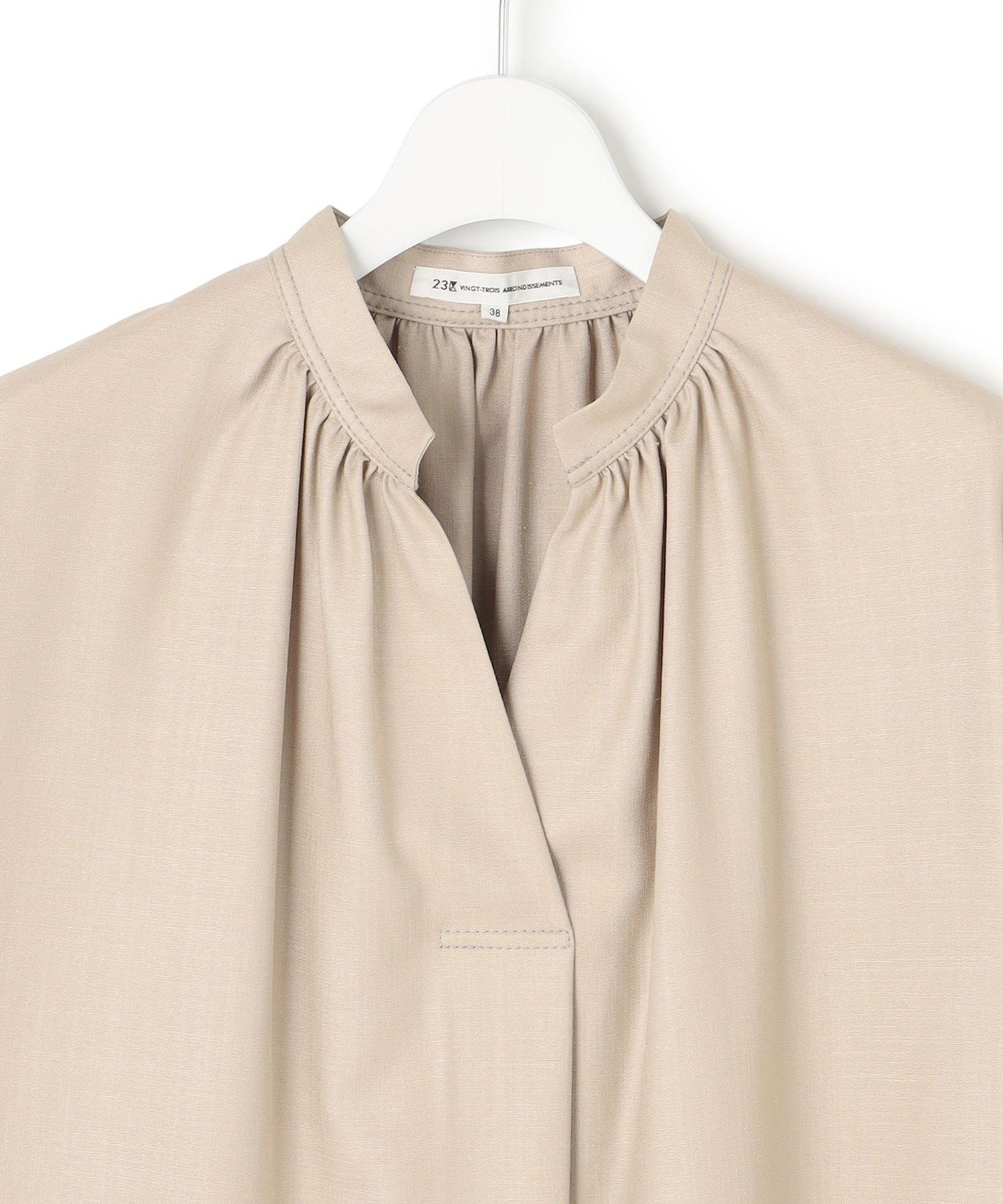 23区｜【接触冷感/UVカット】ドライスラブストレッチ スキッパー