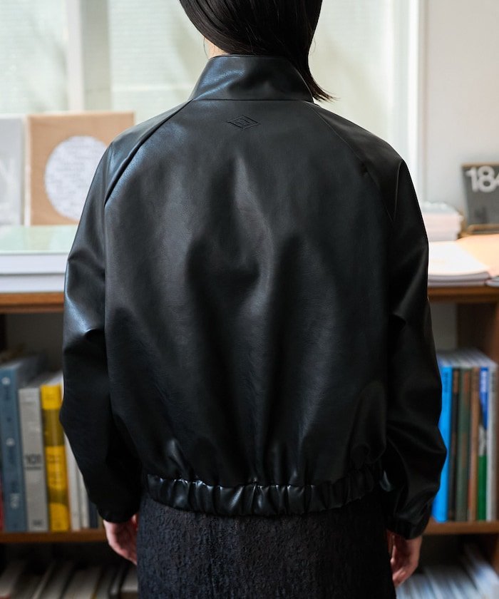 FREAK'S STORE｜別注 LEATHERETTE STAND COLLAR BLOUSON 25AW