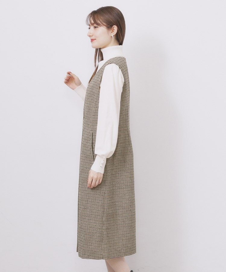 index｜ラップ風ツイードジャンスカ【洗濯機OK/防シワ】 | Rakuten