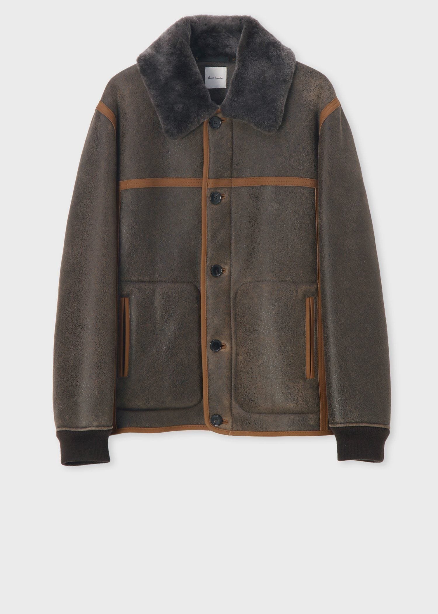 Paul Smith｜ムートンレザー ハーフブルゾン | Rakuten Fashion(楽天