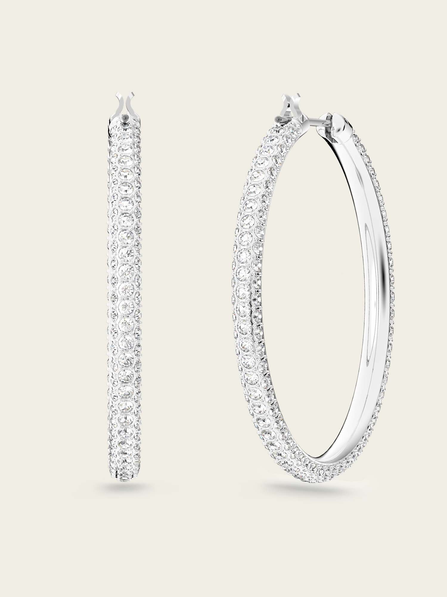 SWAROVSKI｜【公式】【スワロフスキー】Dextera フープピアス, パヴェ