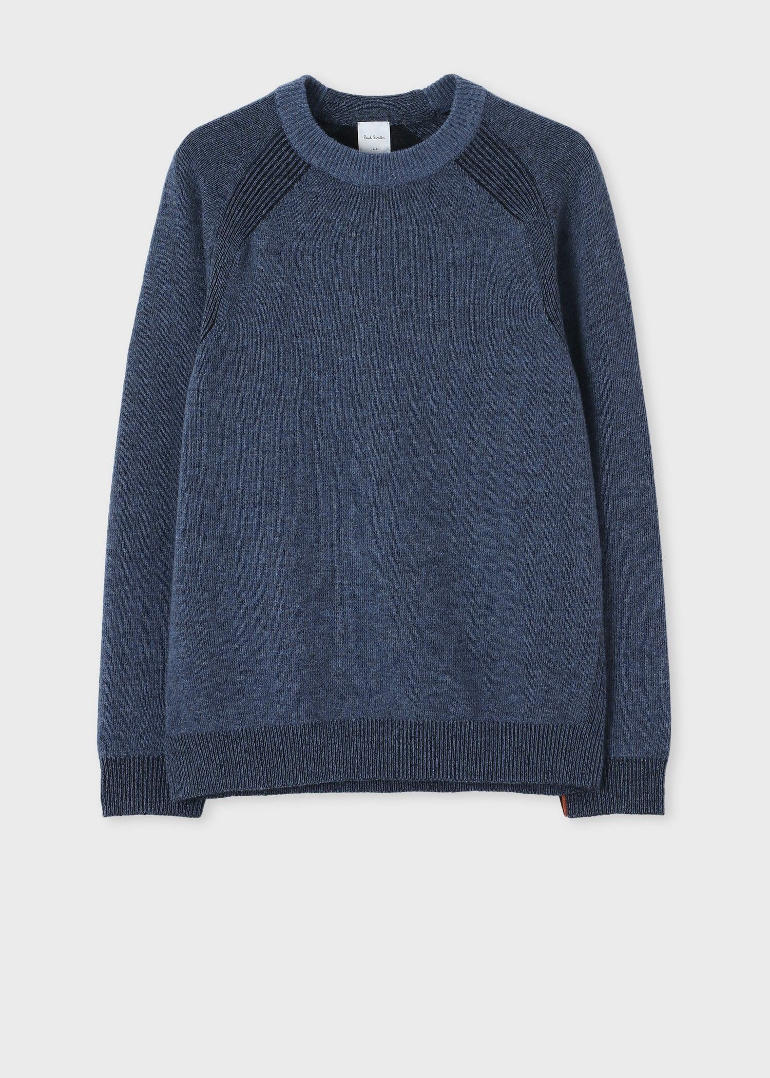 Paul Smith｜アーティストストライプポイント クルーネックニット