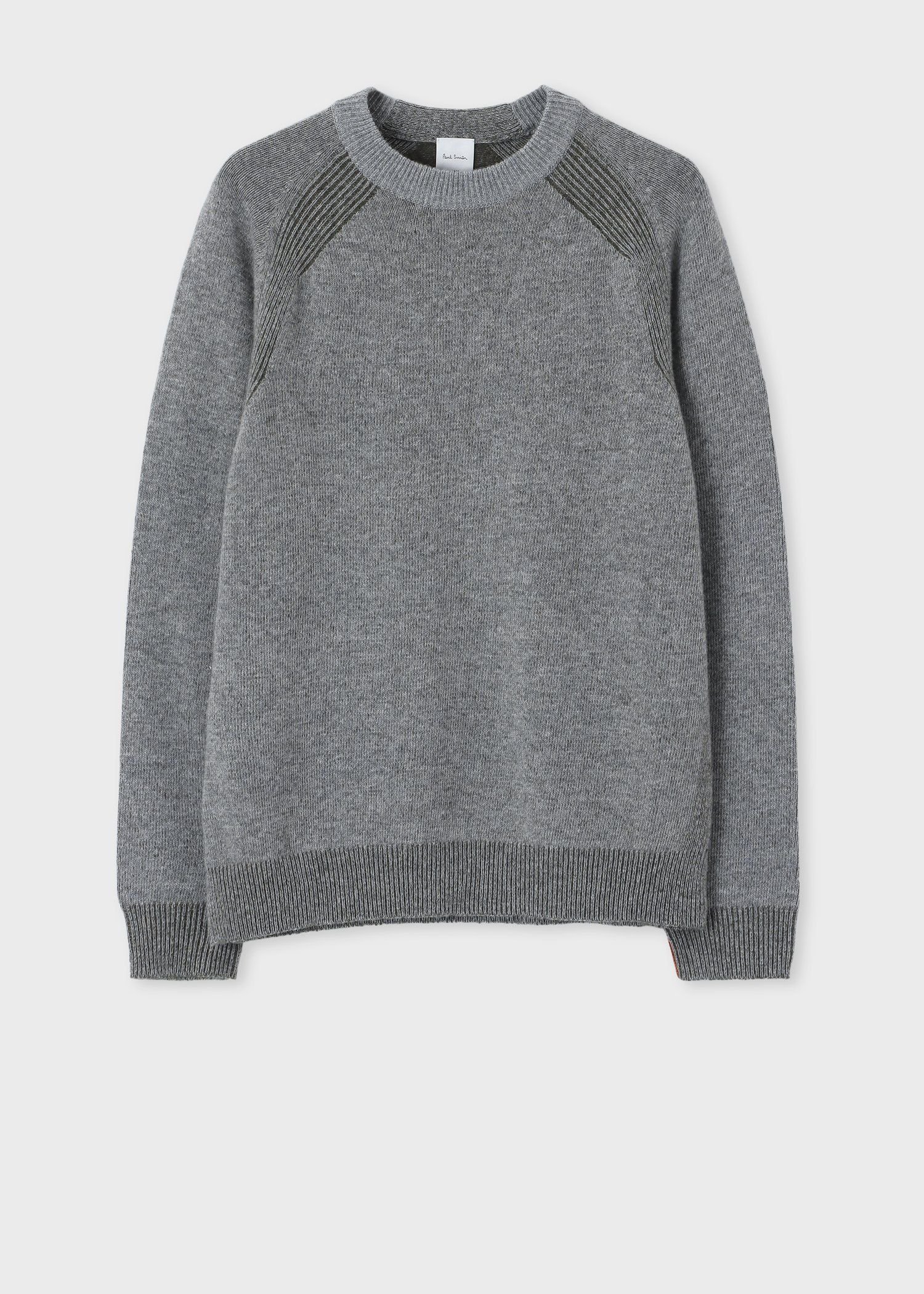 Paul Smith｜アーティストストライプポイント クルーネックニット