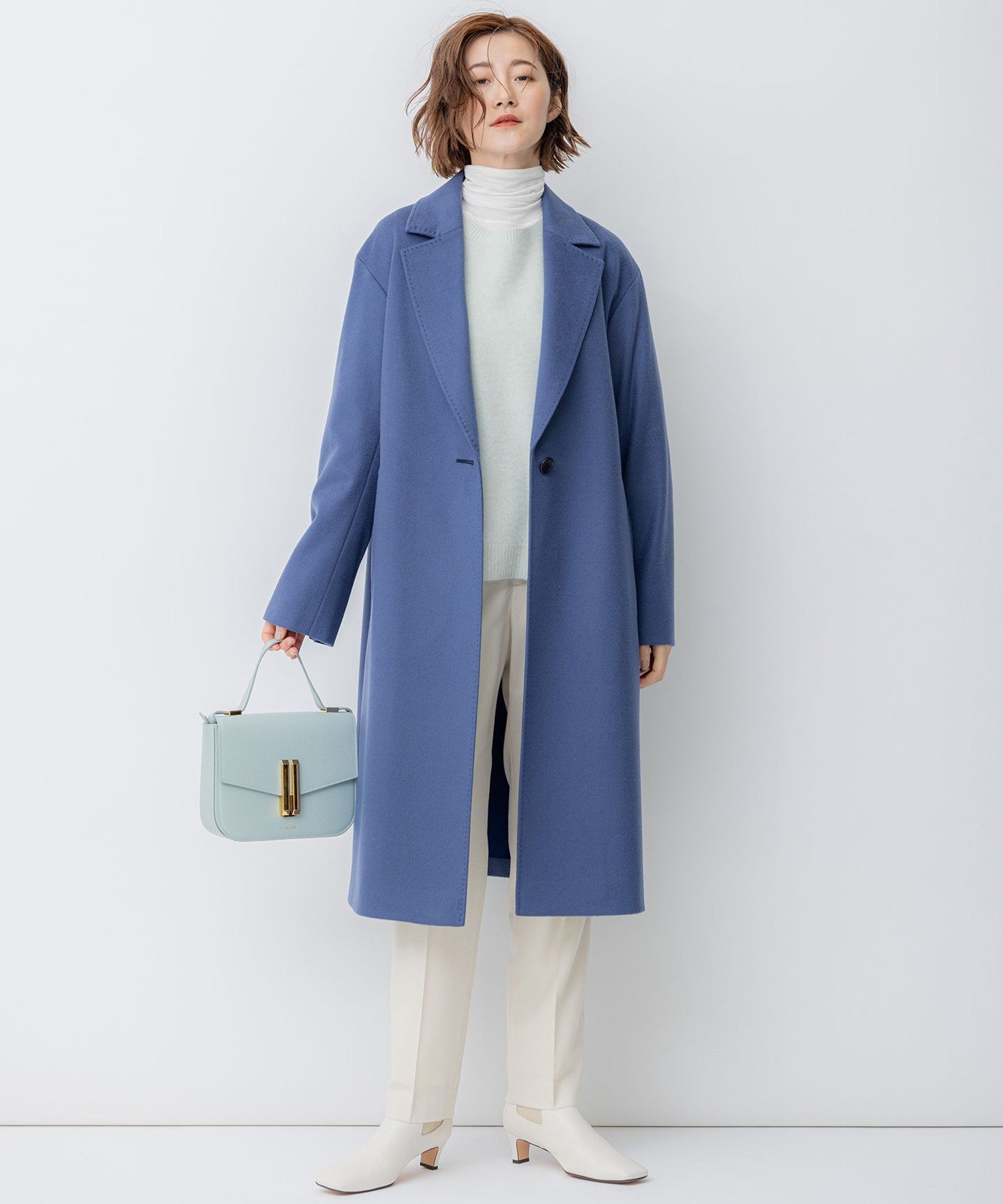 23区｜【滝沢眞規子さん着用】ウールカシミヤビーバー チェスター