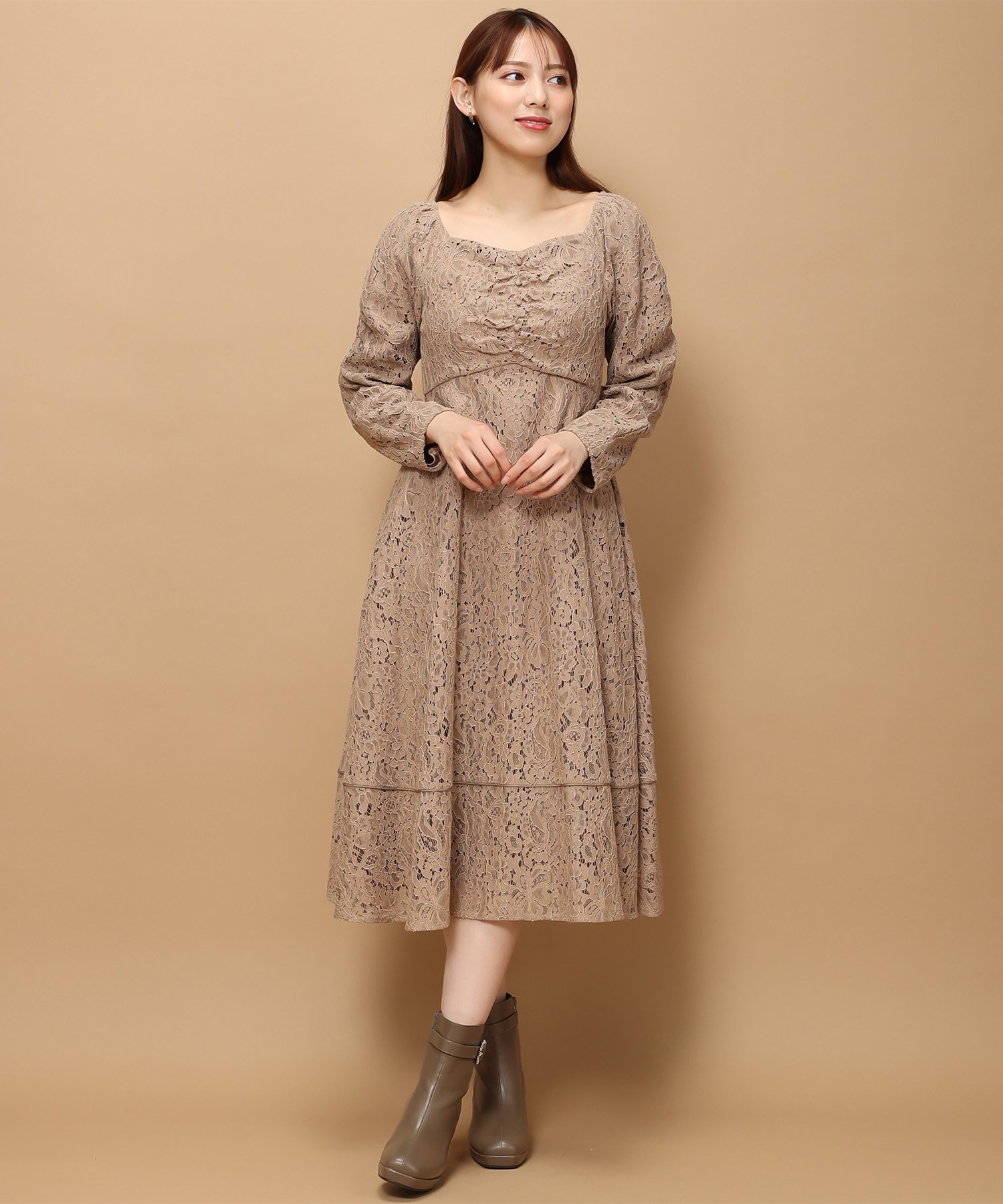 MISCH MASCH｜レース袖コンシャスワンピース/MM347406 | Rakuten