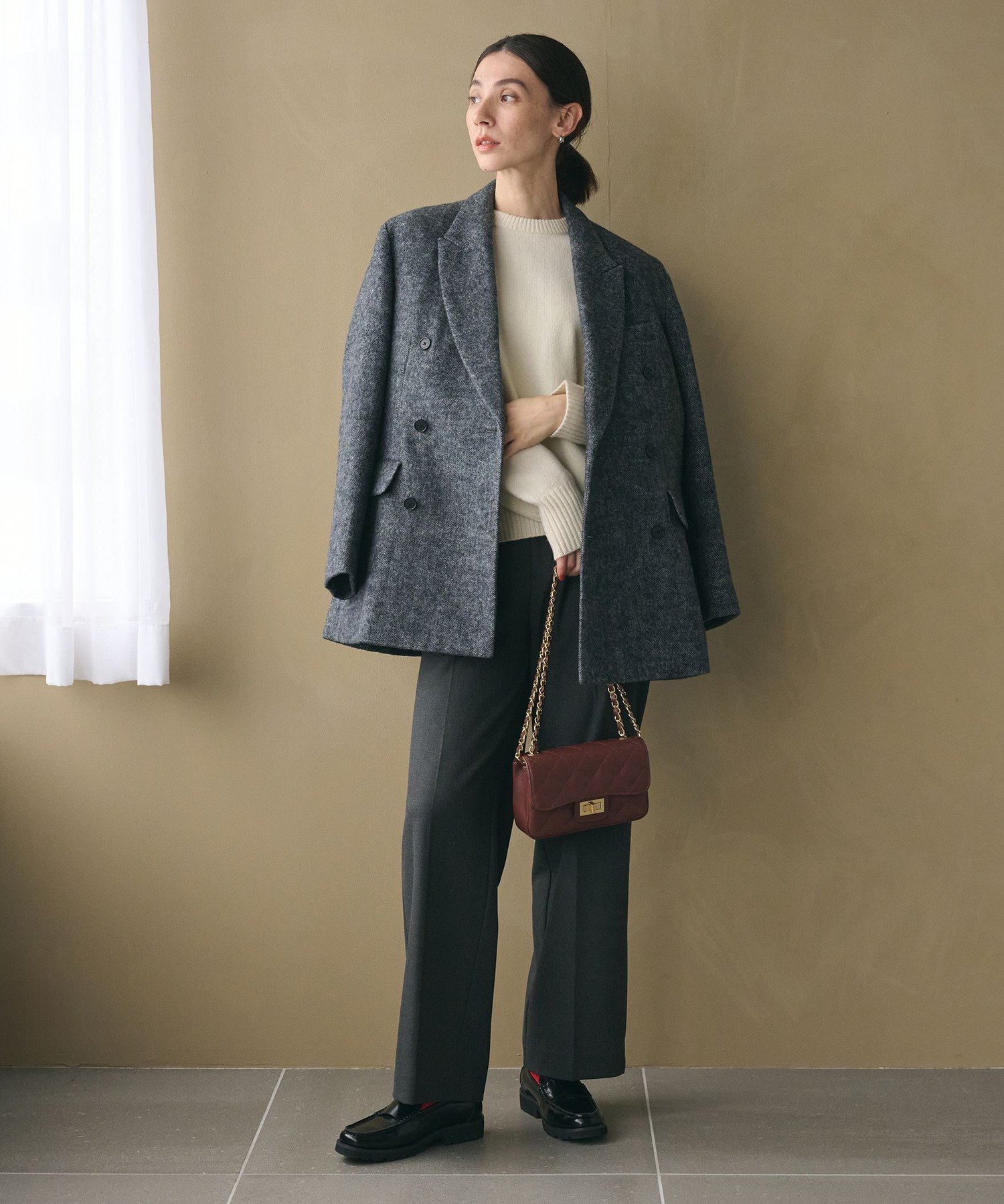 BEAUTY&YOUTH UNITED ARROWS｜毛ブレンド ヘリンボーン ジャケット