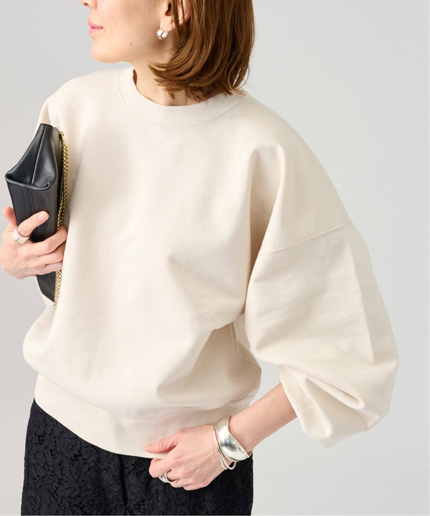 VERMEIL par iena｜《WEB限定》シルケットコットンスウェット