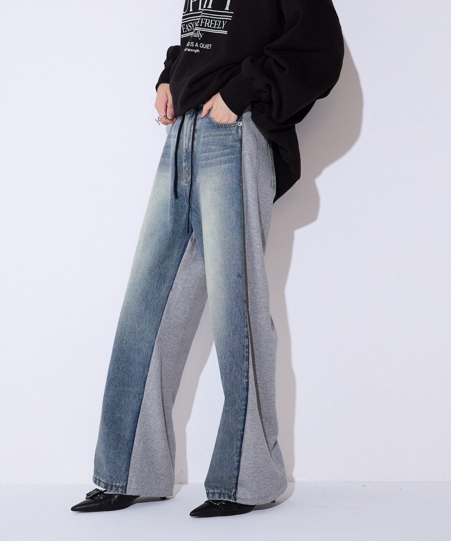 JEANASIS｜スウェットドッキングデニム | Rakuten Fashion(楽天