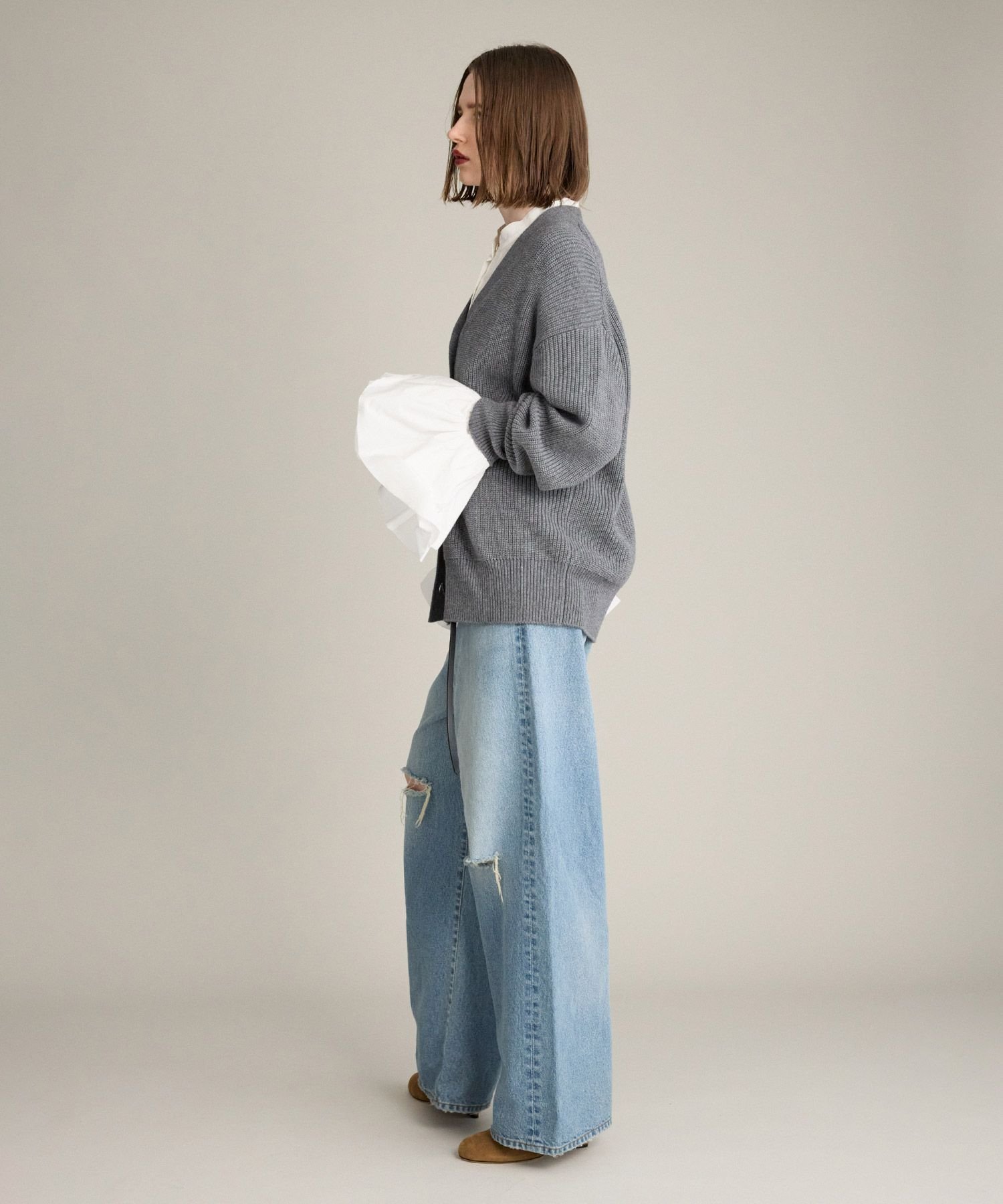 BRILL｜MODERN アゼVネックカーディガン | Rakuten Fashion(楽天