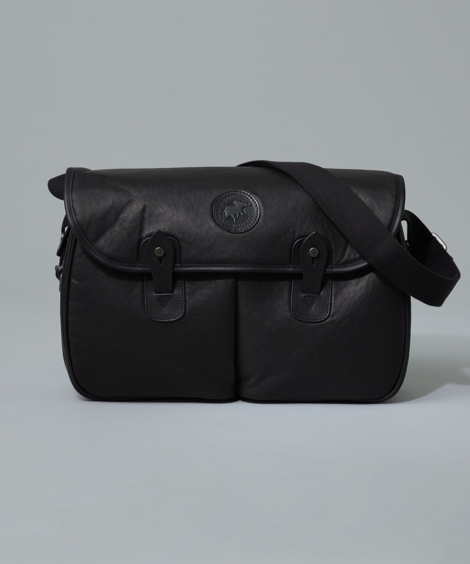 BEAMS MEN｜【別注】HUNTING WORLD / レザー キャリーオール M