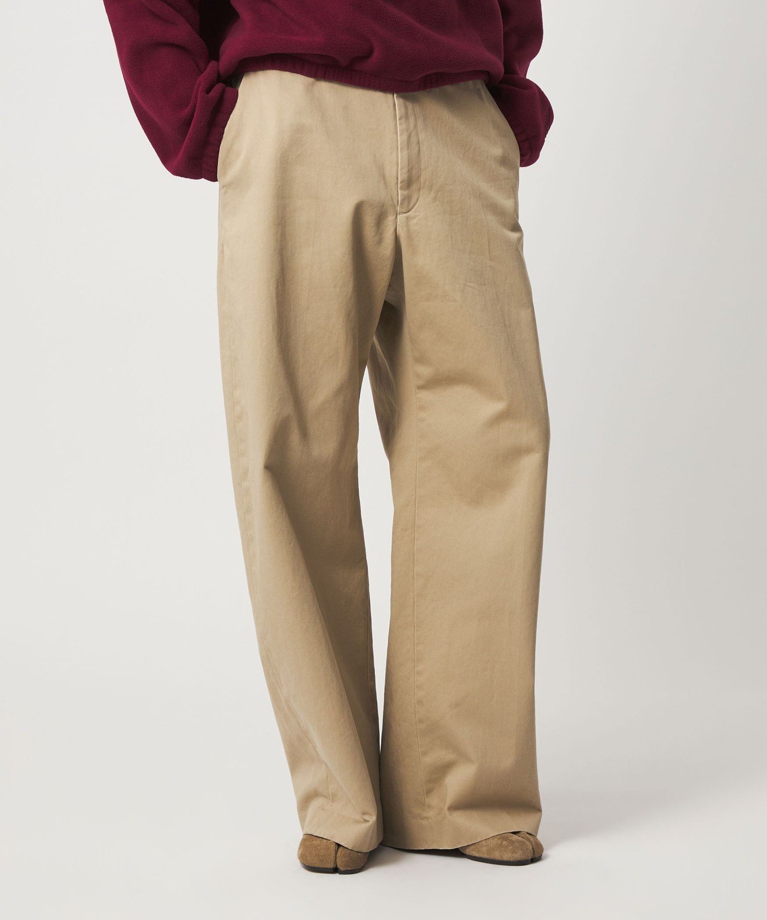 ＜6(ROKU)＞マーベルト コットンチノパンツ 34アローズ 6(ROKU)＞コットン チノ パンツ