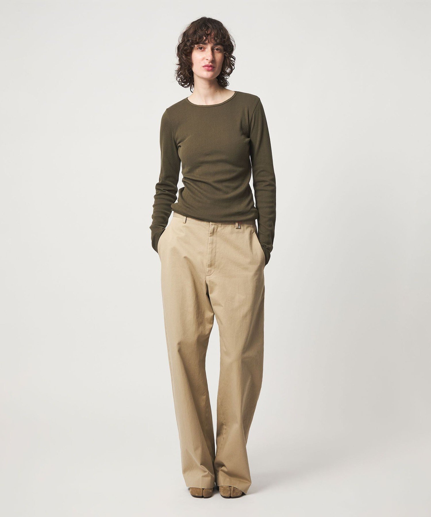 6(ROKU)コットン チノパンツ　マーベルパンツ　34 BEAUTY&YOUTH UNITED ARROWS｜<6(ROKU)>コットン チノ パンツ