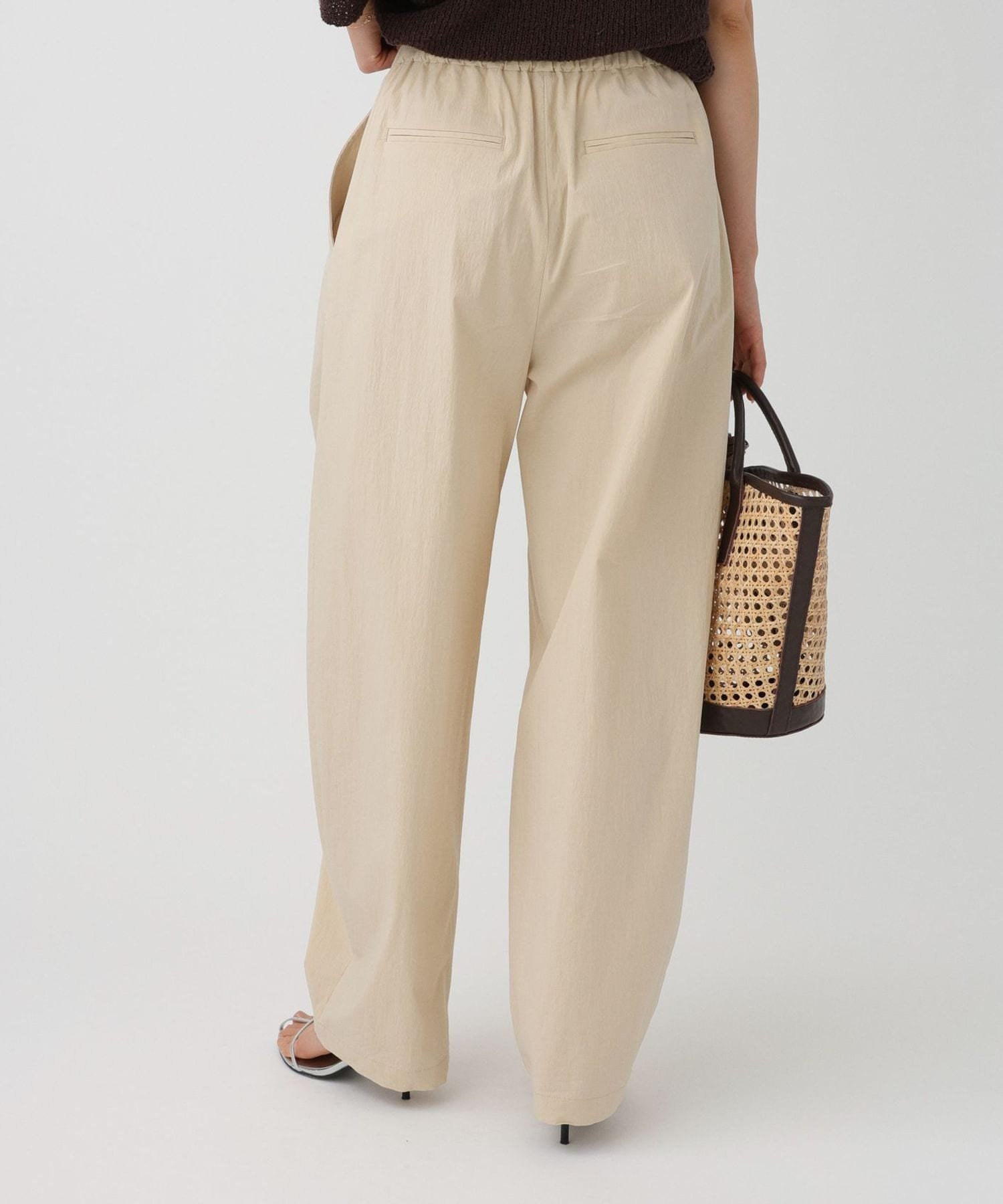 BABYLONE｜コットンナイロンタックパンツ | Rakuten Fashion(楽天