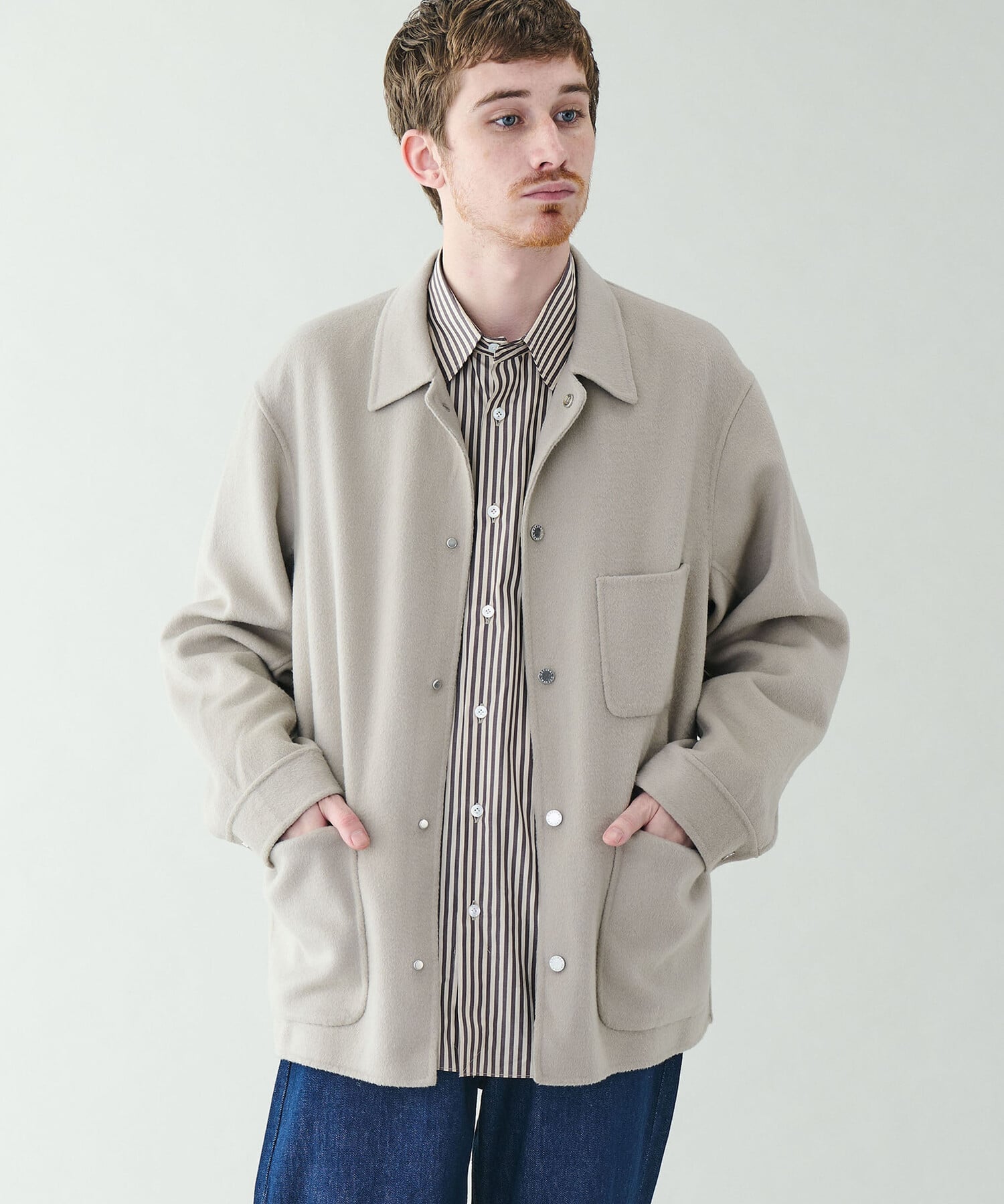 Bshop｜ORCIVAL | リバーウール カバーオール MEN | Rakuten Fashion