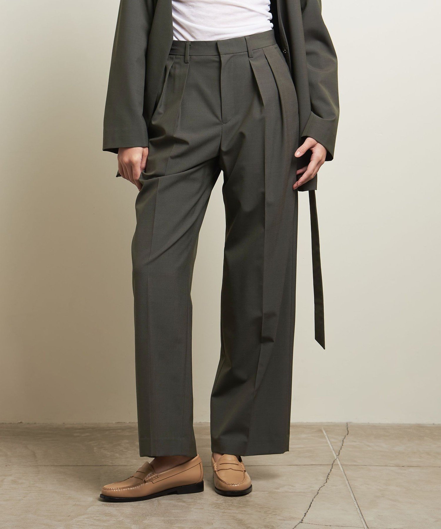 ＜ATTISESSION＞ツイル ボクシー ジャケット ATTISESSION＞ツイル ボクシー ジャケット