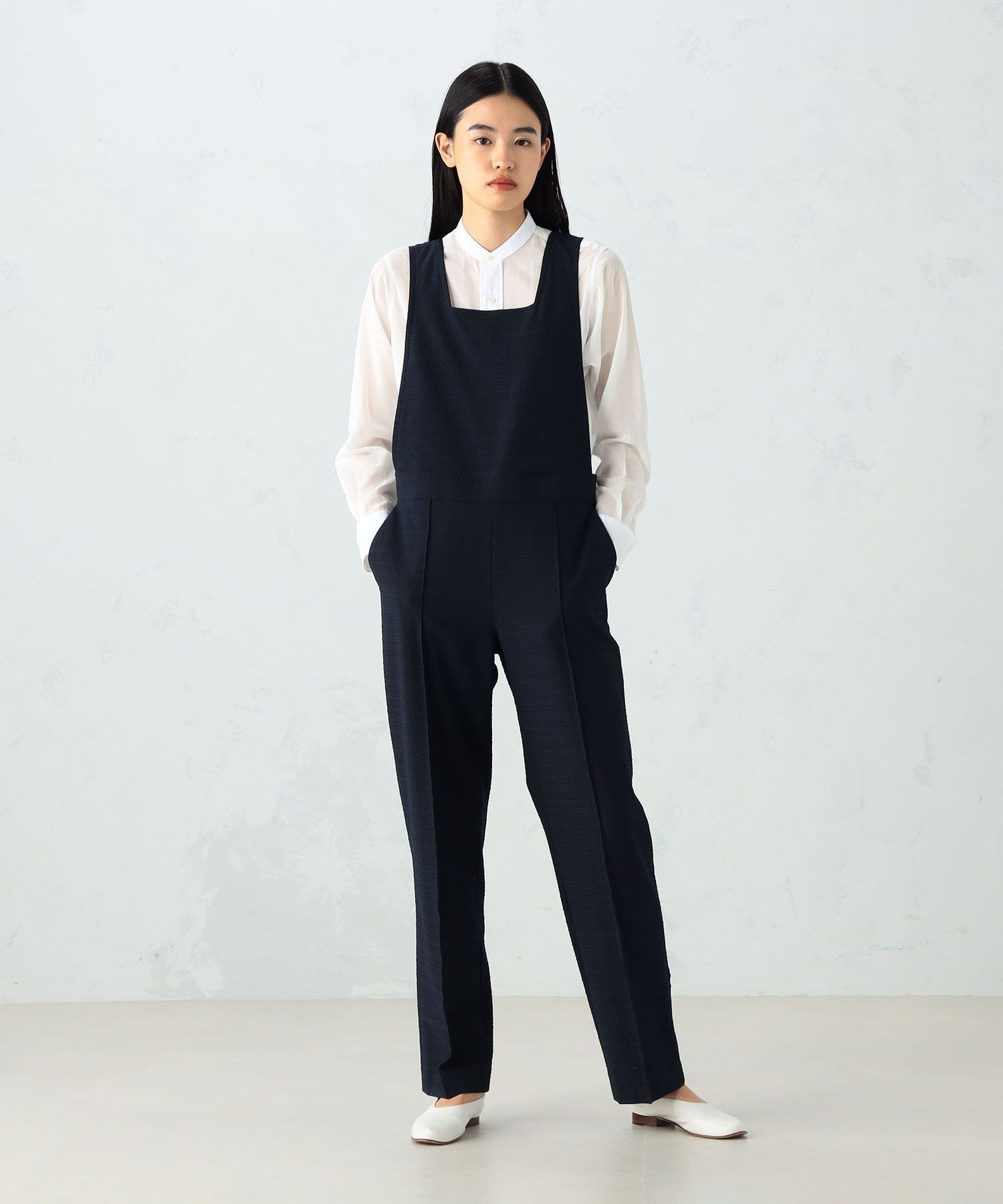 TOMORROWLAND｜シアサッカー カバードサロペット | Rakuten Fashion