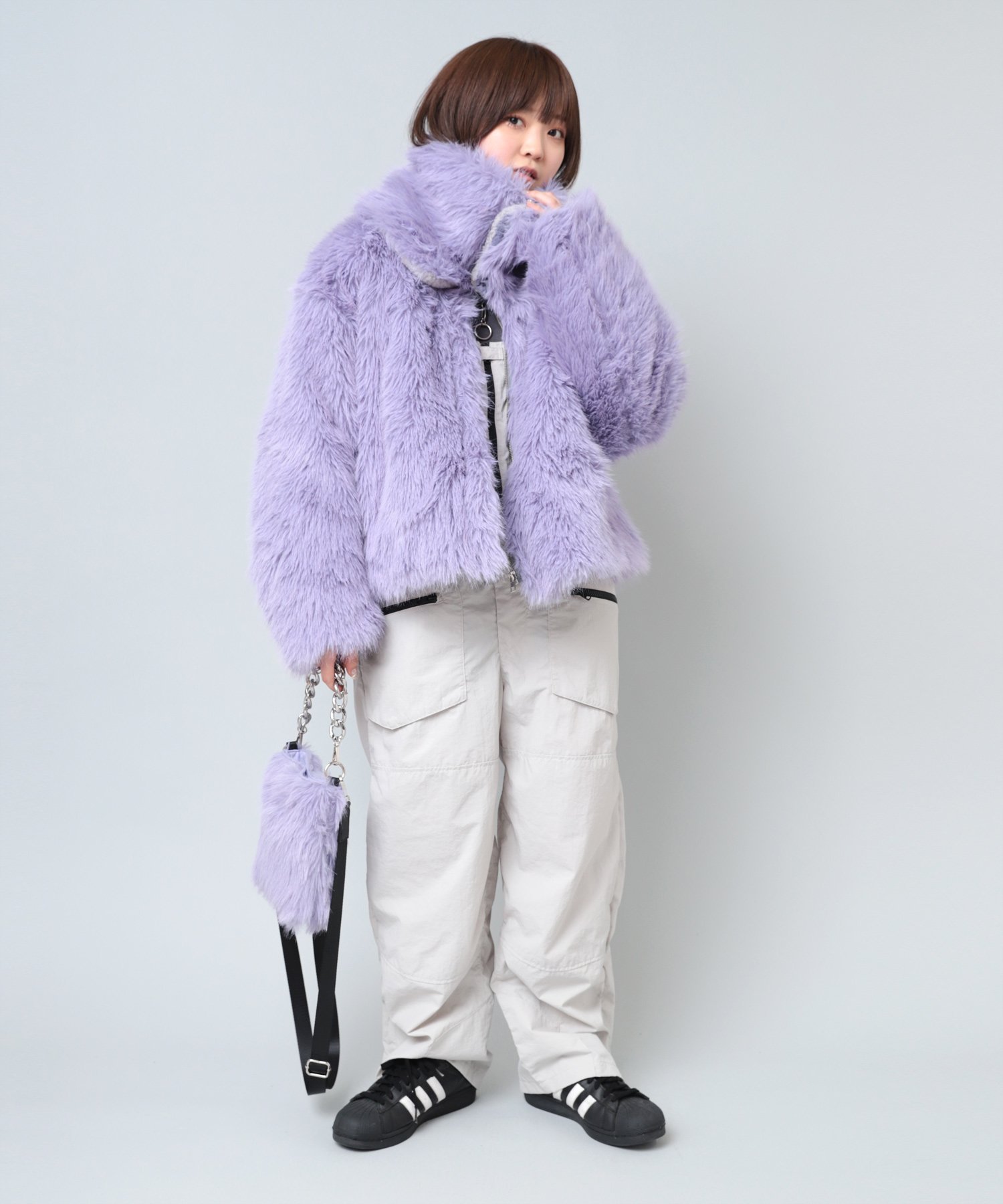 RNA｜J2086 スヌード&ノーカラーファージャケット | Rakuten Fashion