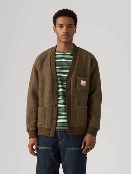 Levi's｜WORKWEAR カーディガン ブラウン | Rakuten Fashion(楽天