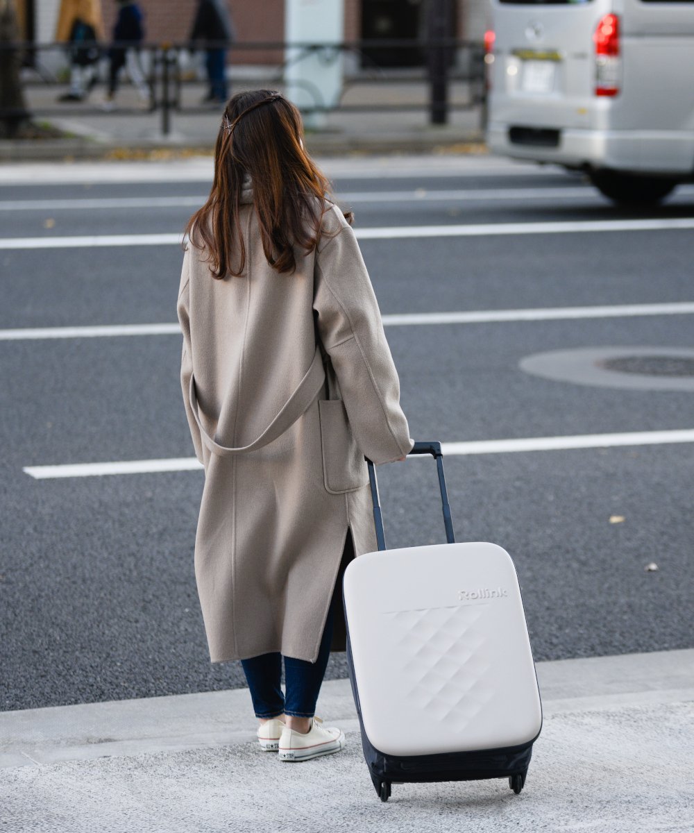 entre square｜ROLLINK/FLEX フォーダブル スーツケース 40L ローズ