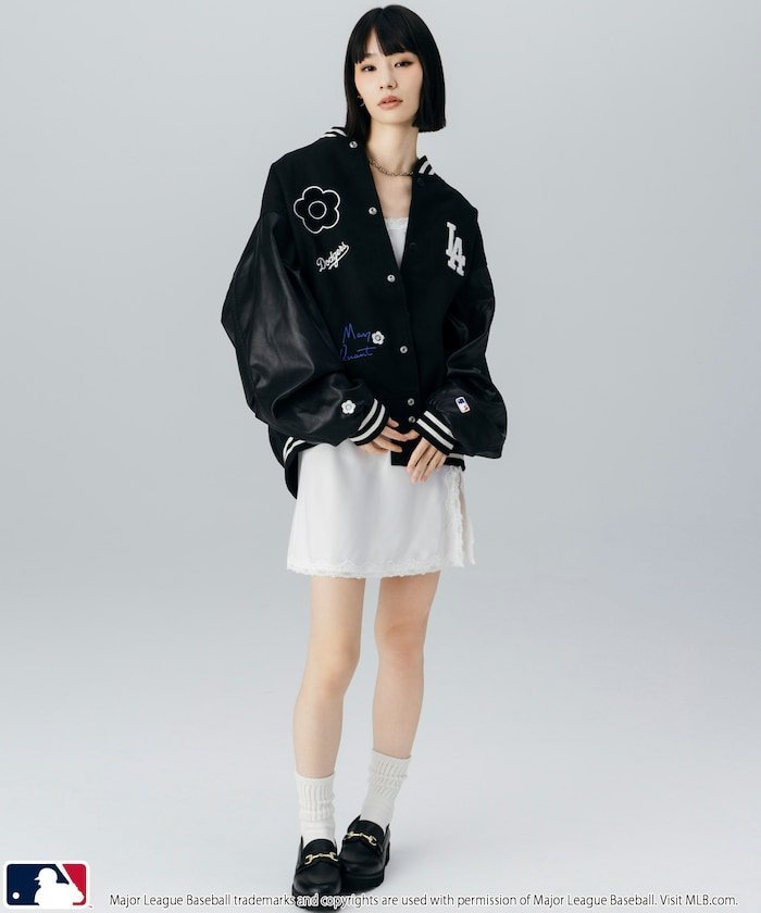 FREAK'S STORE｜MLB×MARY QUANT PATCH STUDIUM JACKET/パッチ