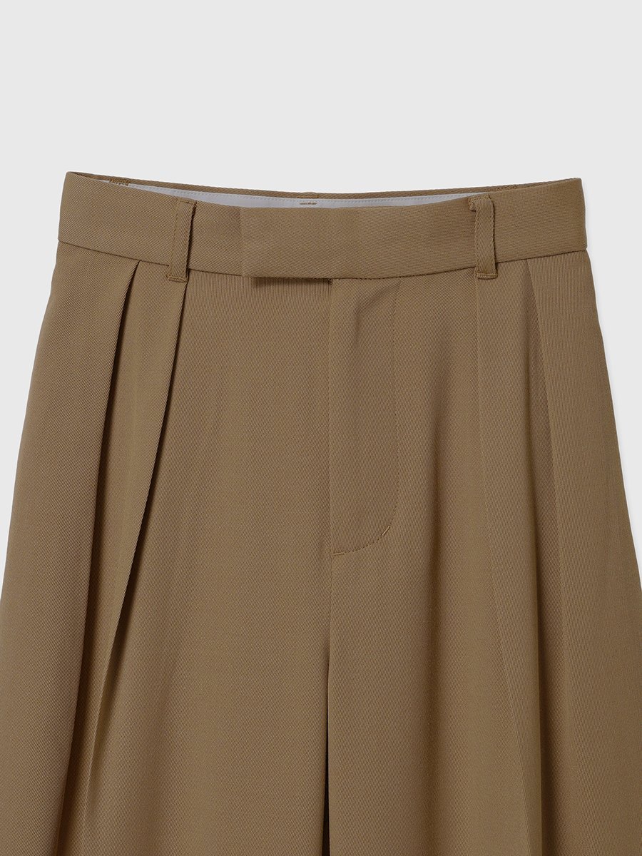 anuans｜ミッドウェイトツータックワイドパンツ | Rakuten Fashion