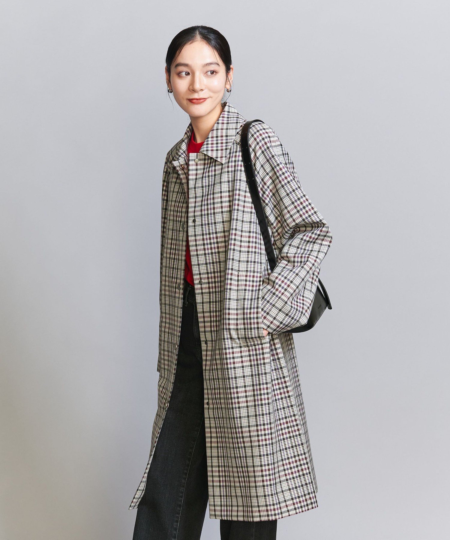 UNITED ARROWS LTD. OUTLET｜ステンカラー チェックコート | Rakuten