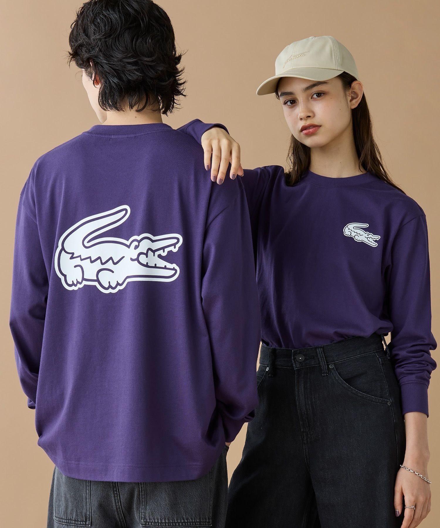 LACOSTE｜【オンライン限定】LACOSTE オーバーサイズ バックプリント