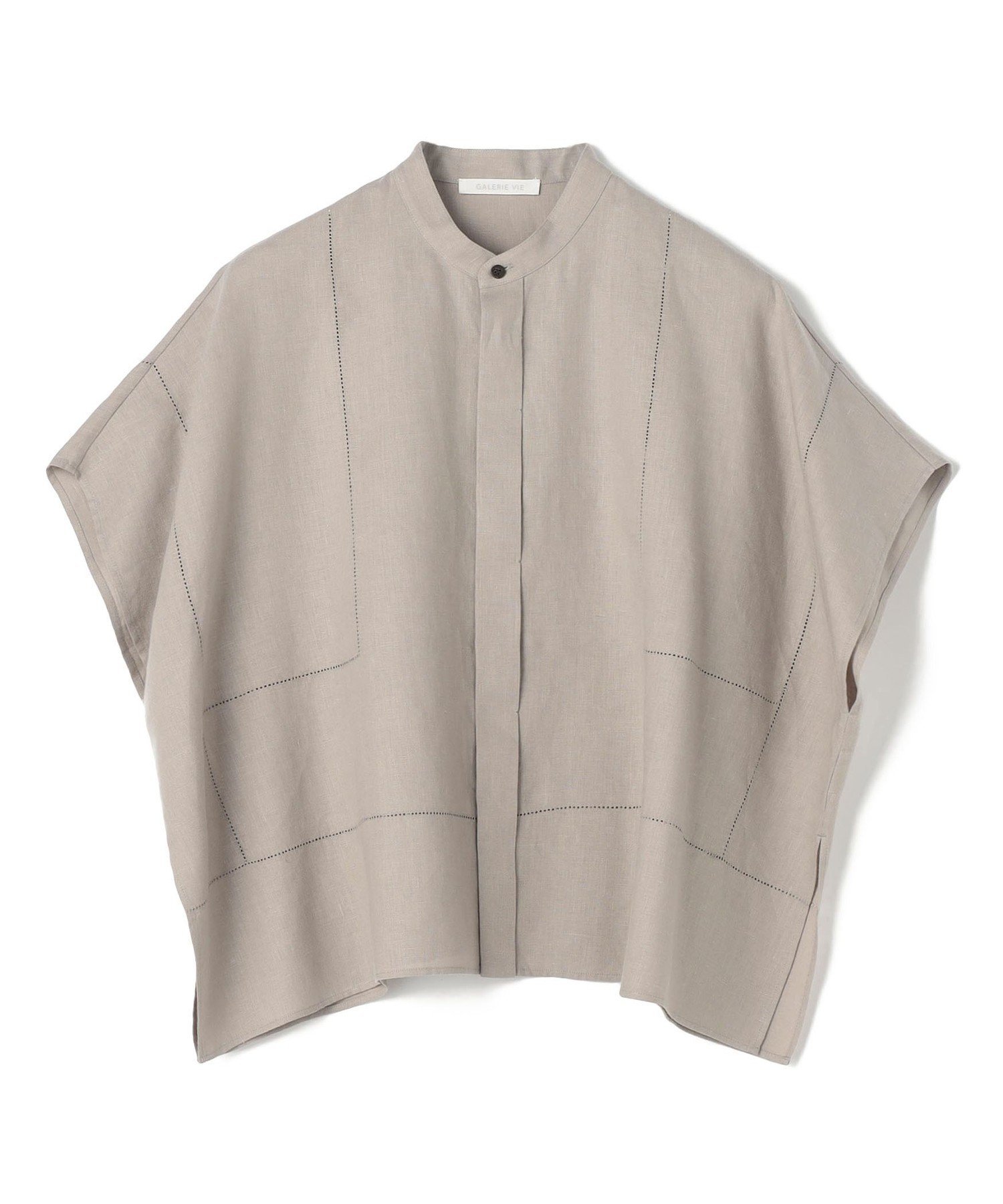 TOMORROWLAND｜フレンチリネン スタンドカラーシャツ | Rakuten