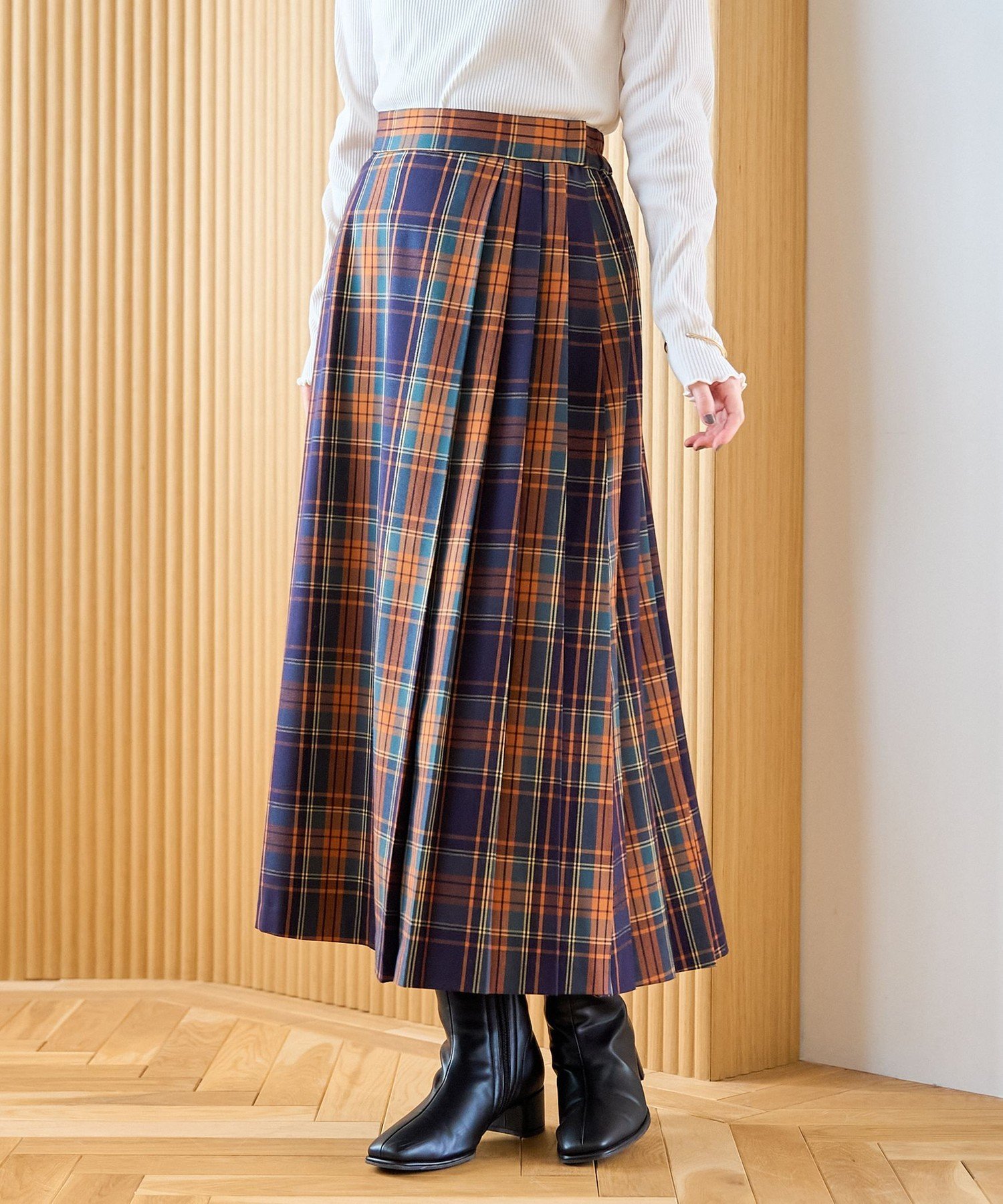 楽天市場】チェック スカートの通販