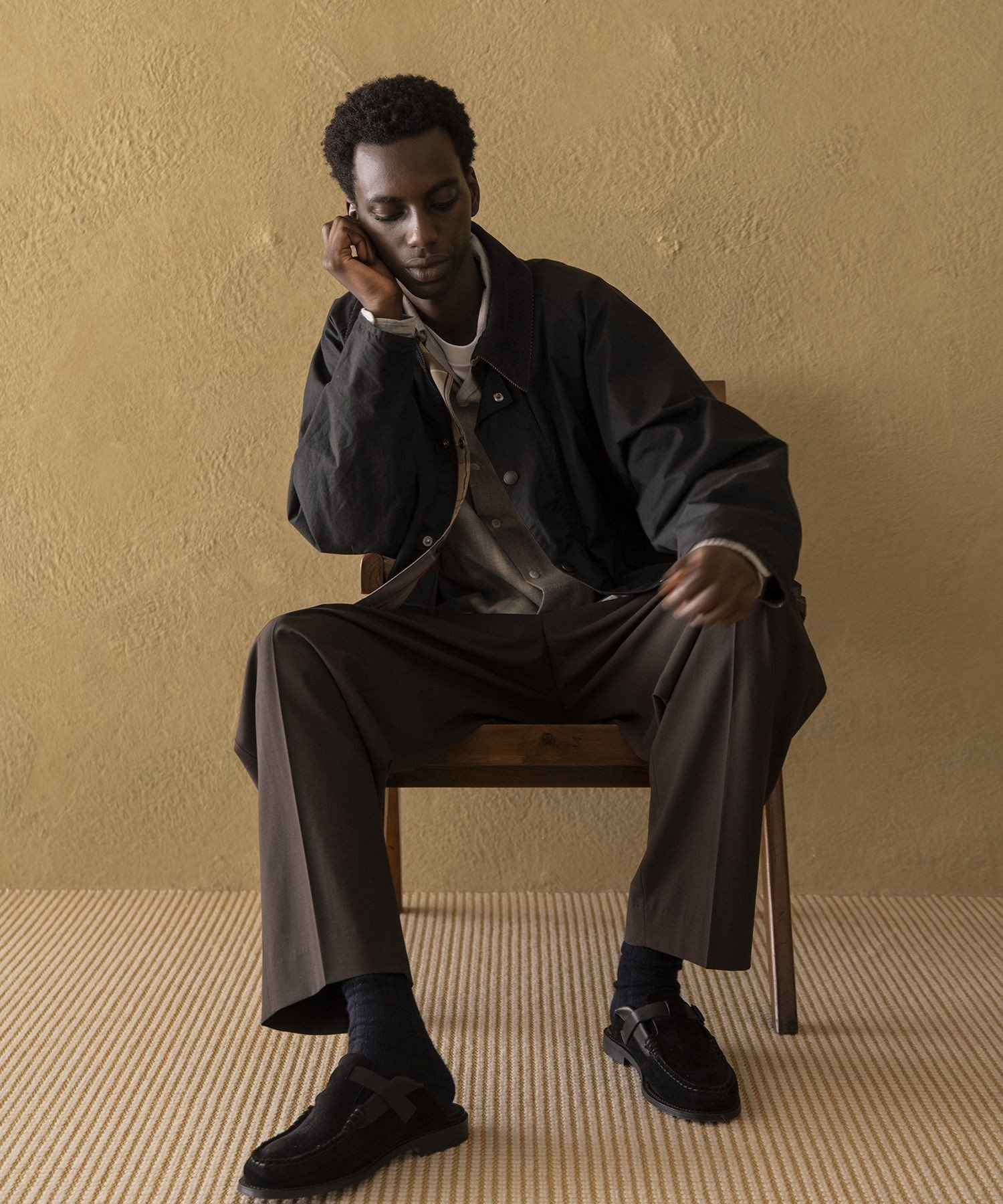 ADAM ET ROPE'｜《別注》【Barbour/バブアー】TRANSPORT リバーシブル