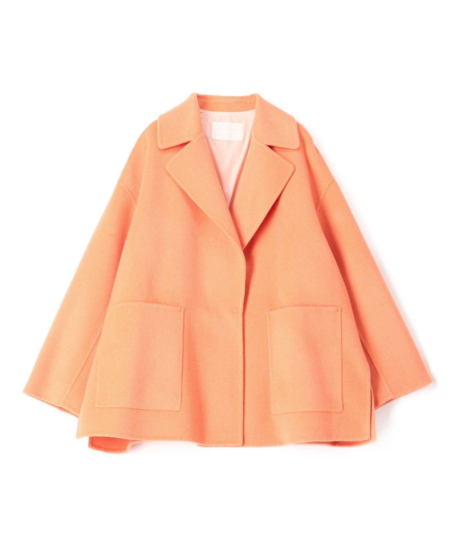 TOMORROWLAND｜プレミアムウールリバー オープンカラーショートコート