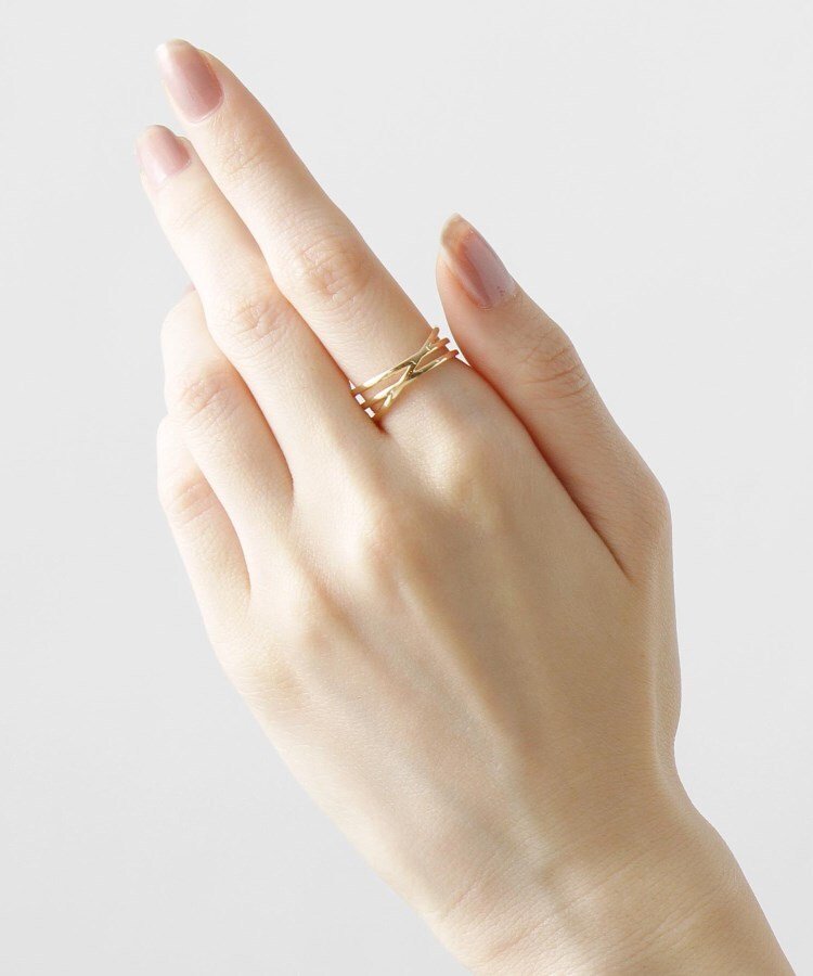 COCOSHNIK｜K10ダイヤモンド Xリング | Rakuten Fashion(楽天