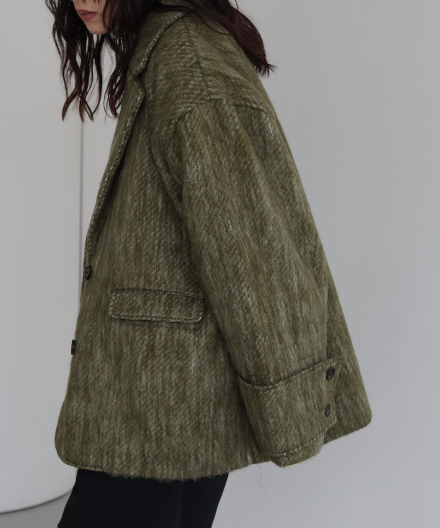 hellam｜シャギーテーラードコート | Rakuten Fashion(楽天