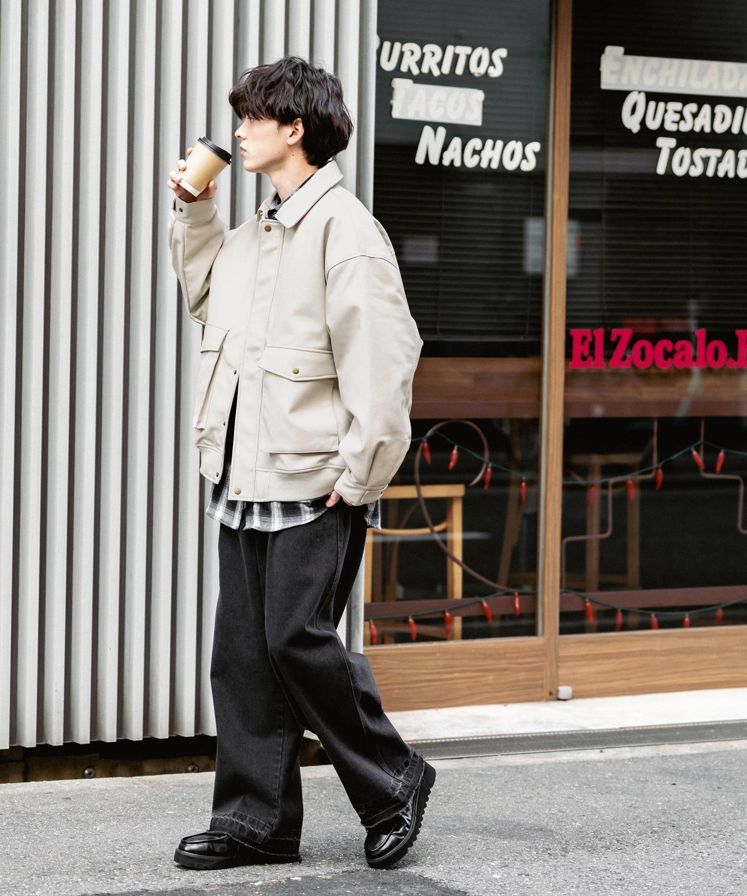 Rocky Monroe｜PUレザー A-2型中綿フライトブルゾン | Rakuten Fashion