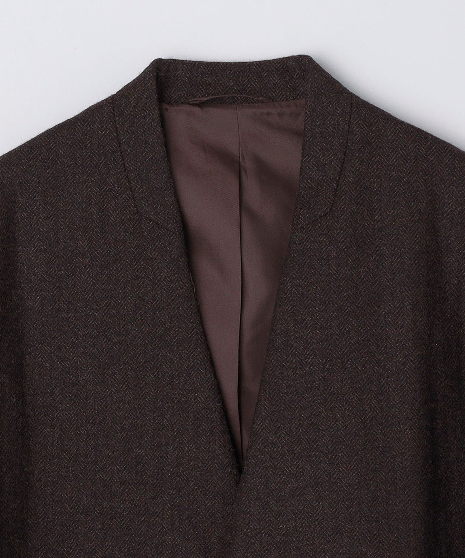 SHIPS｜SHIPS Colors:ヘリンボーン ノーカラー ジャケット