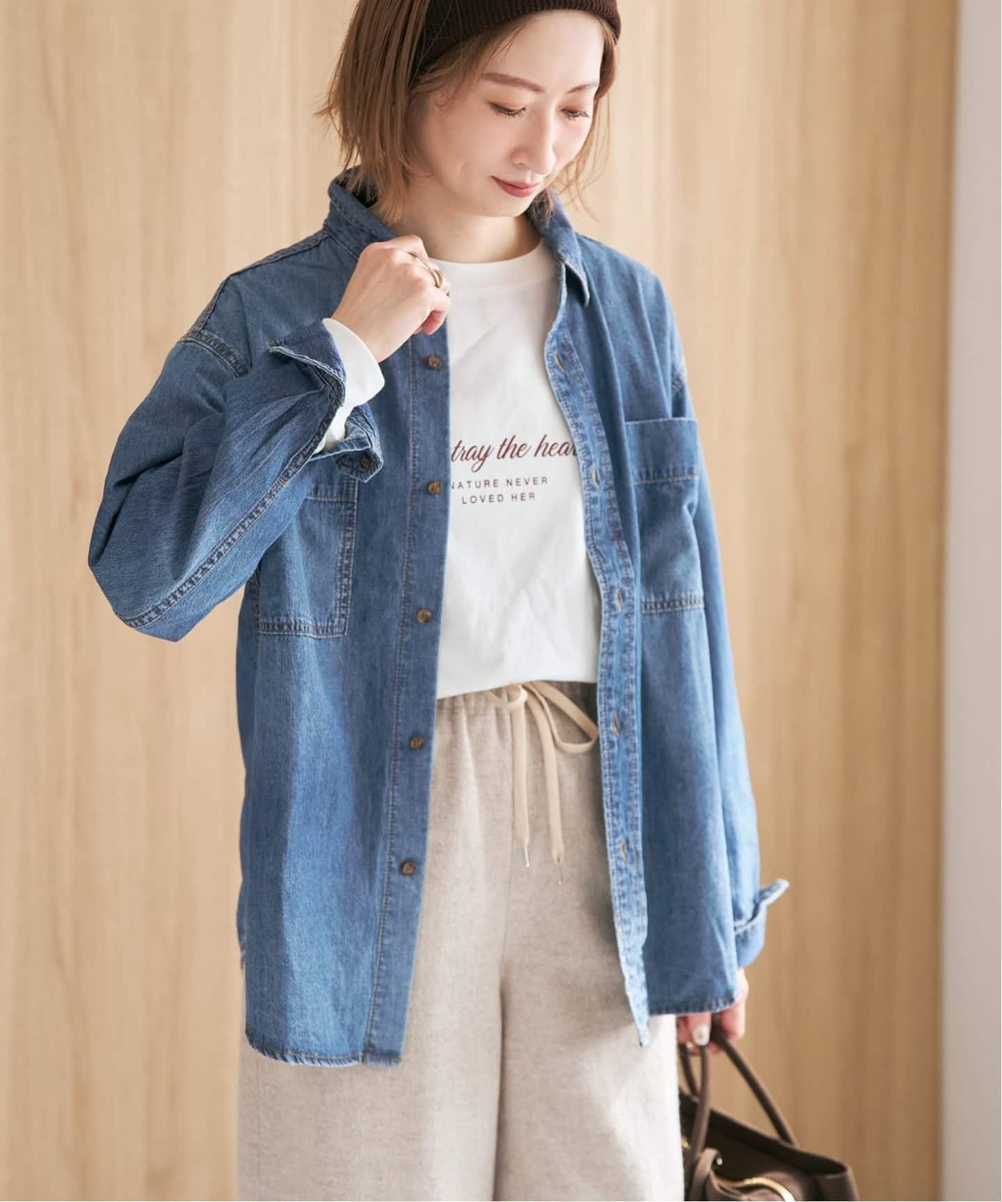 Spick & Span｜《追加2》ライトオンスデニムシャツ | Rakuten Fashion